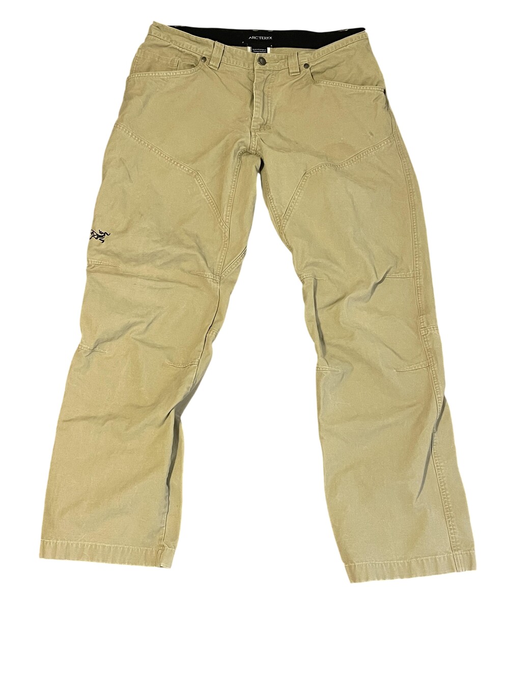 Arc'teryx Pants Mens 34x32 Beige Twill Hiking Outdoor Trail Straight Leg Utility